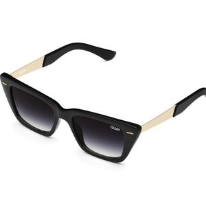 Quay Prove It Sunglasses in Black/Black Fade
